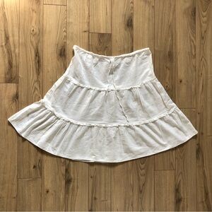 Women’s Tommy Bahama White Tiered 100% cotton skirt size S